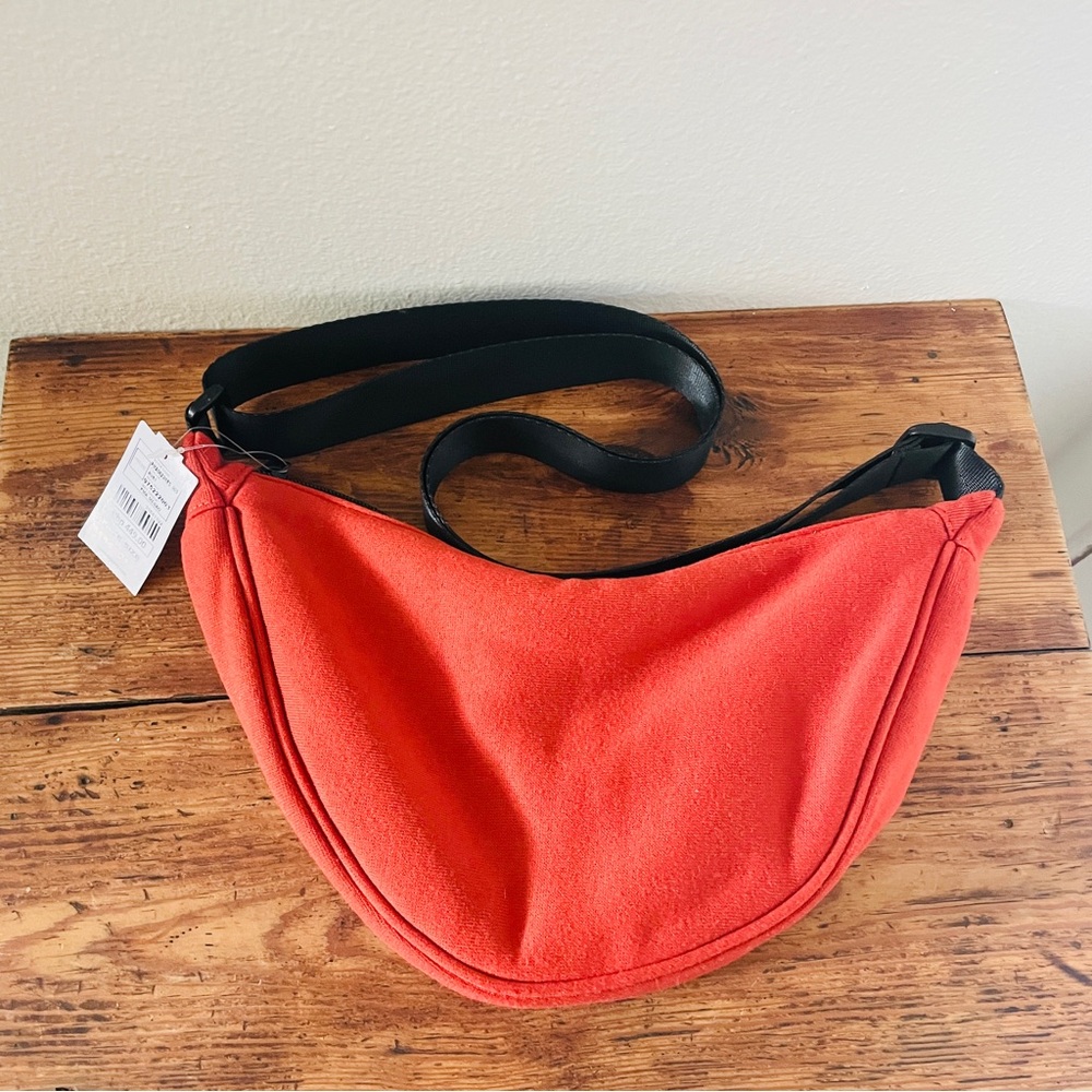 NWT Penshoppe Rust Orange Crescent Adjustable Shoulder Bag